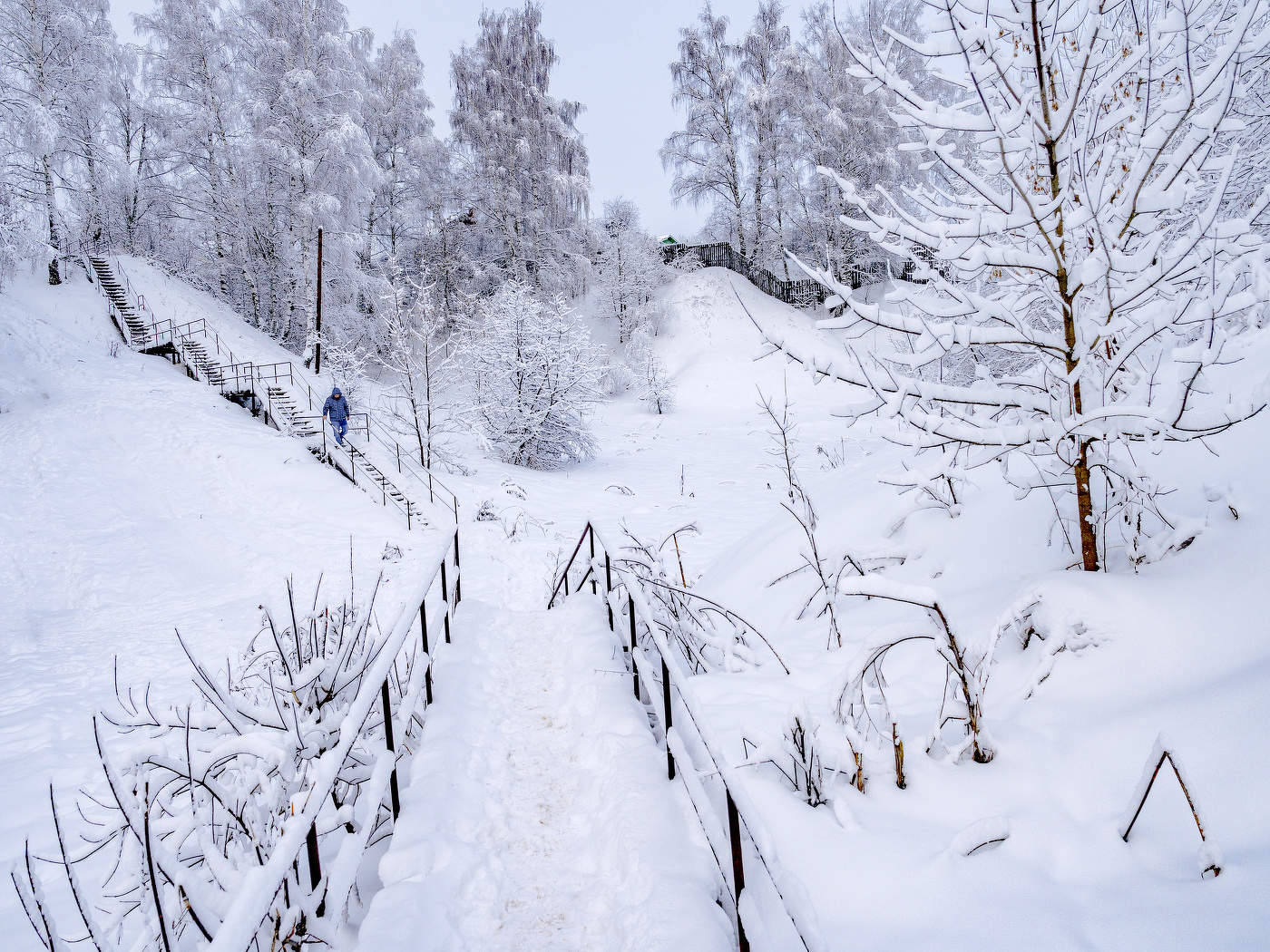Лестница в зиму