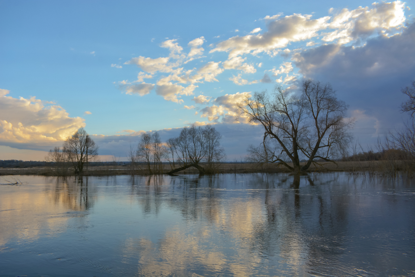 Половодье. Река Ломовка.