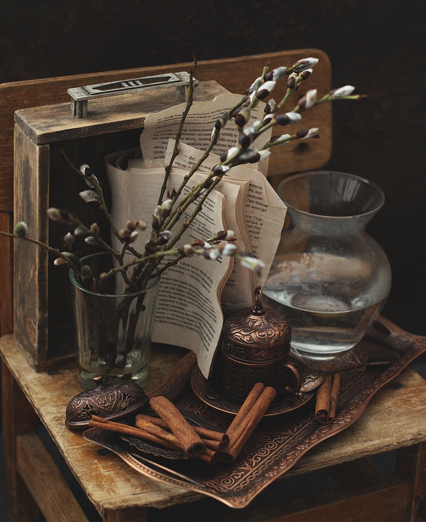 С корицей...