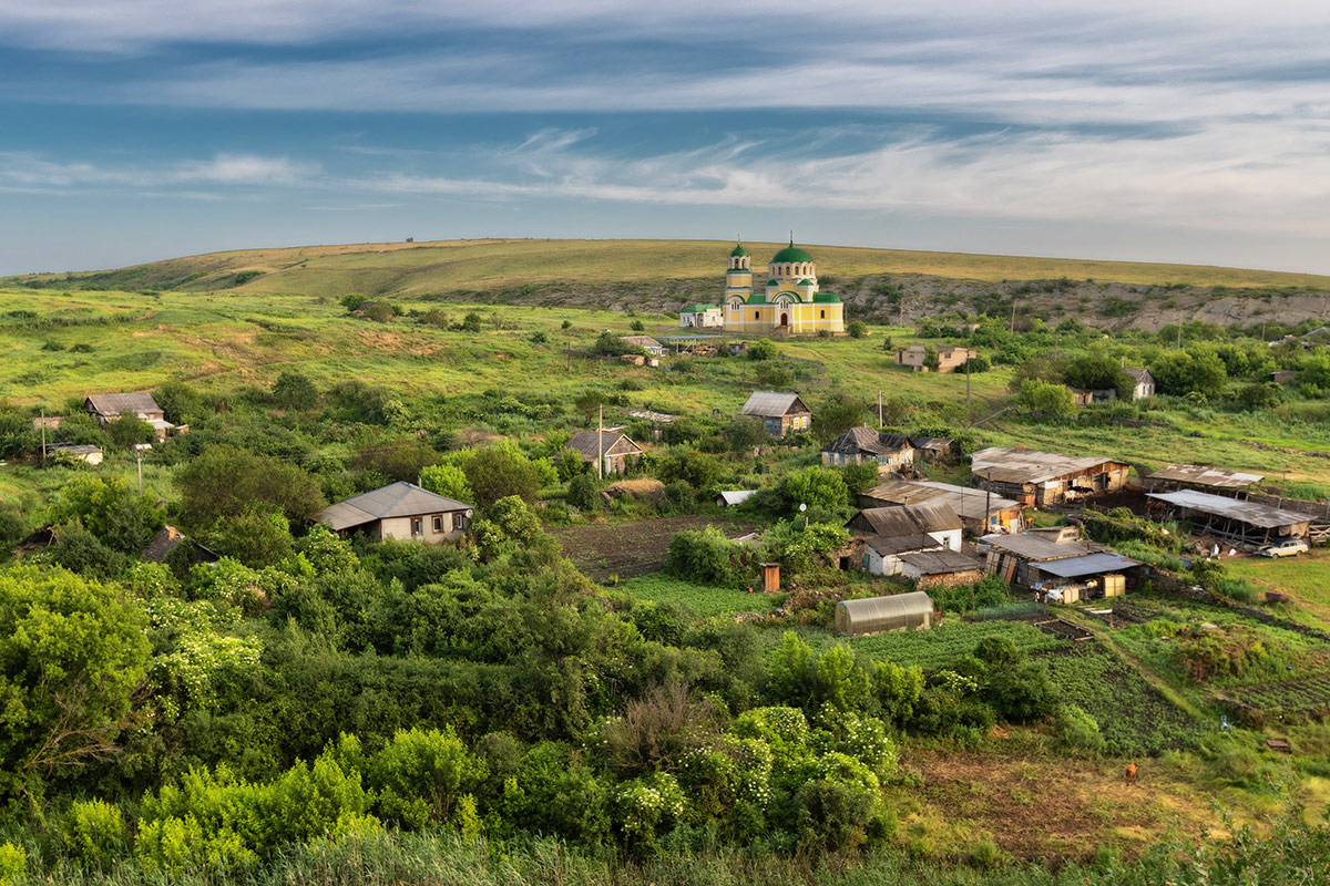 Утро в хуторе Дядин