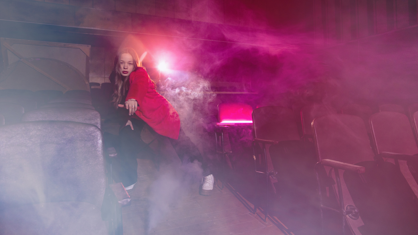 Розовая шуба