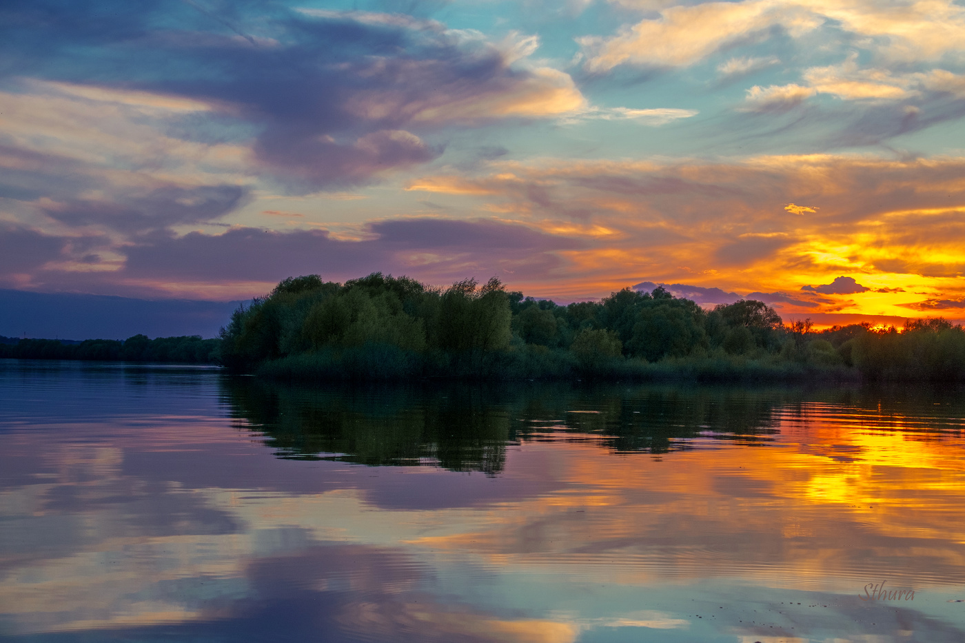 Вечер на Оке.