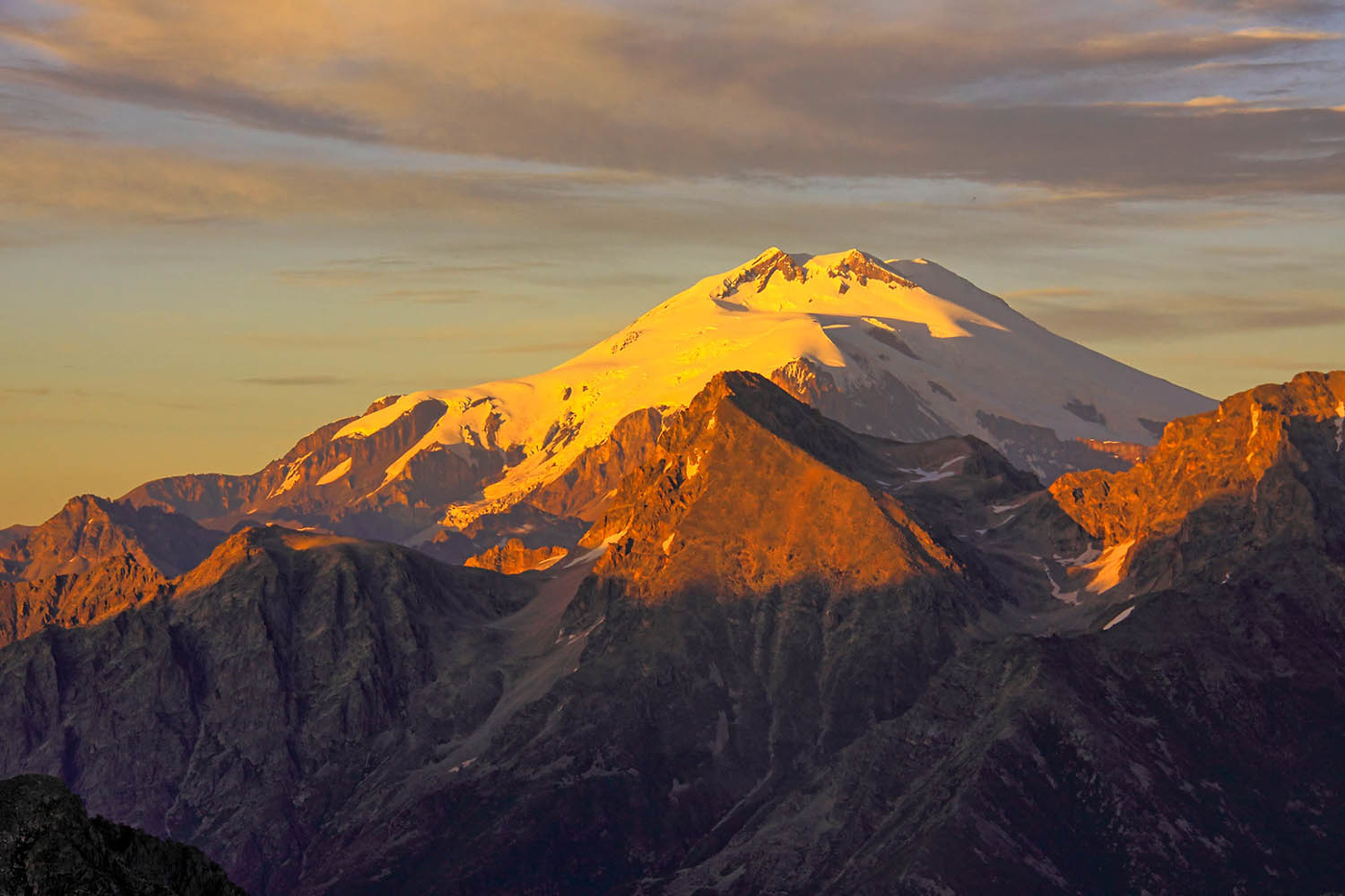 Вечерний Эльбрус