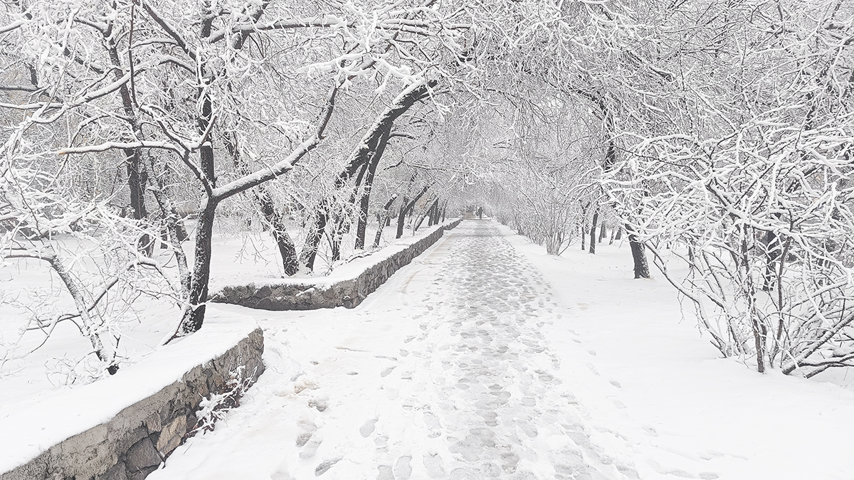 Апрель. Зима пришла! )))