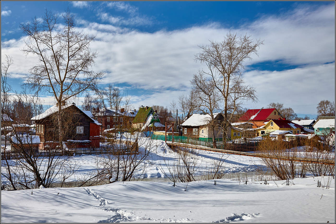 Апрель в Архангельске.