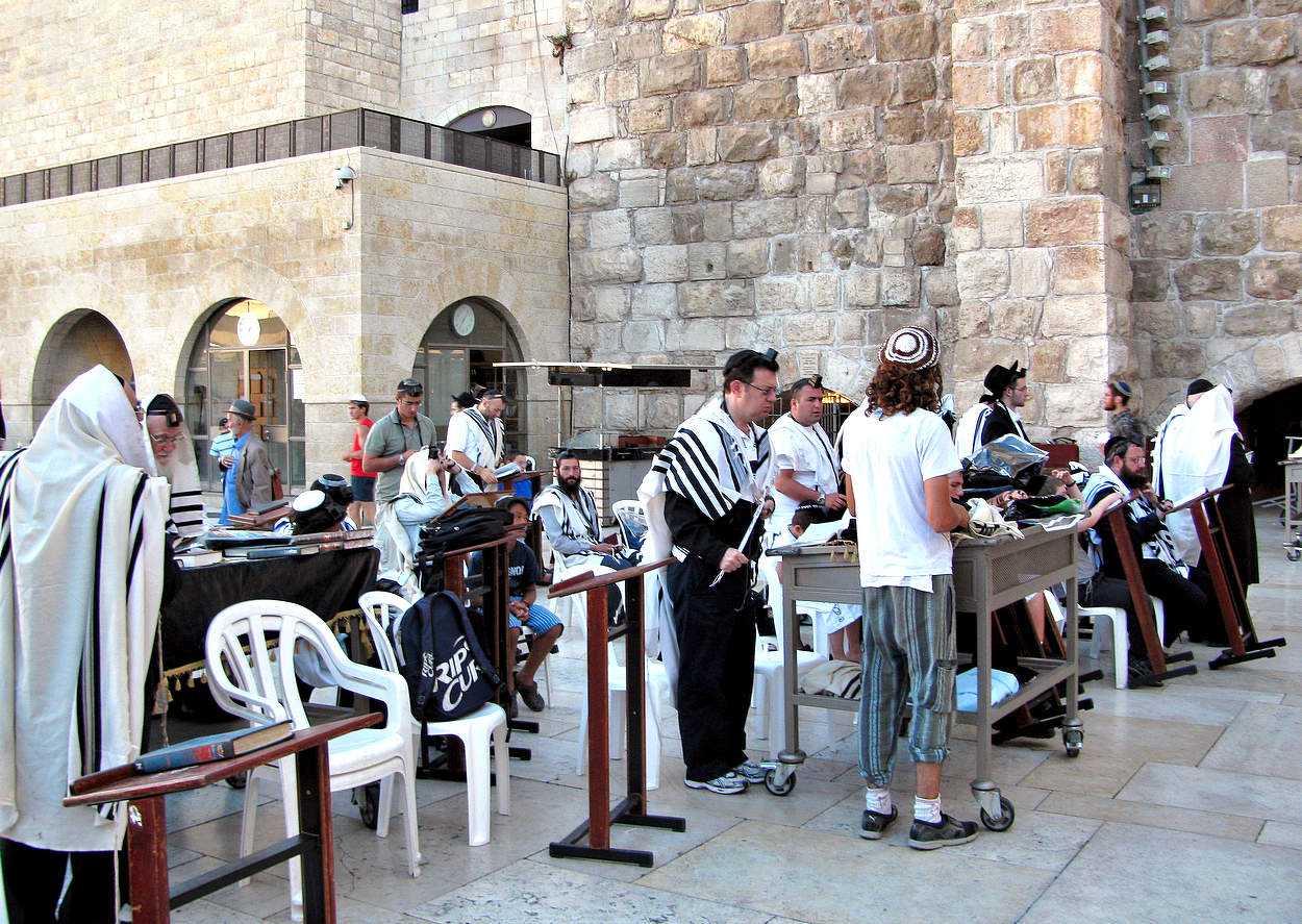 У Стены Плача в Иерусалиме
