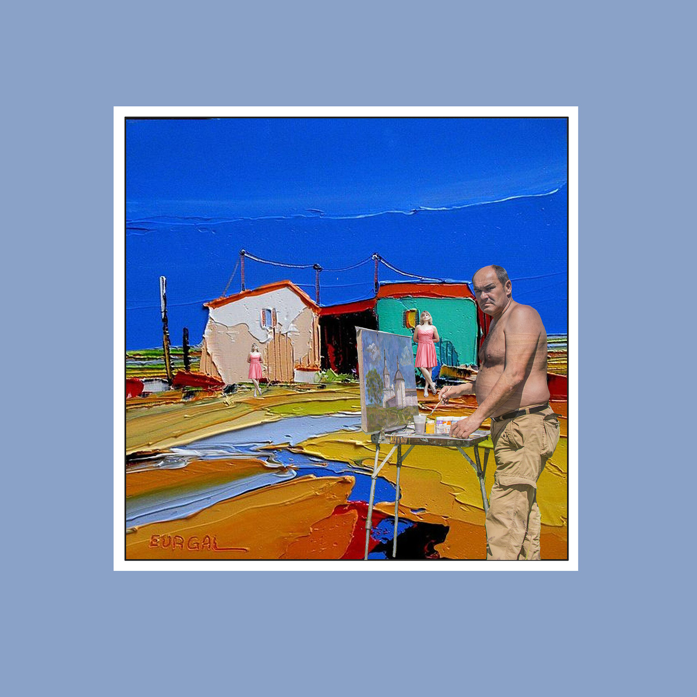 Портрет художника Бурдина В.