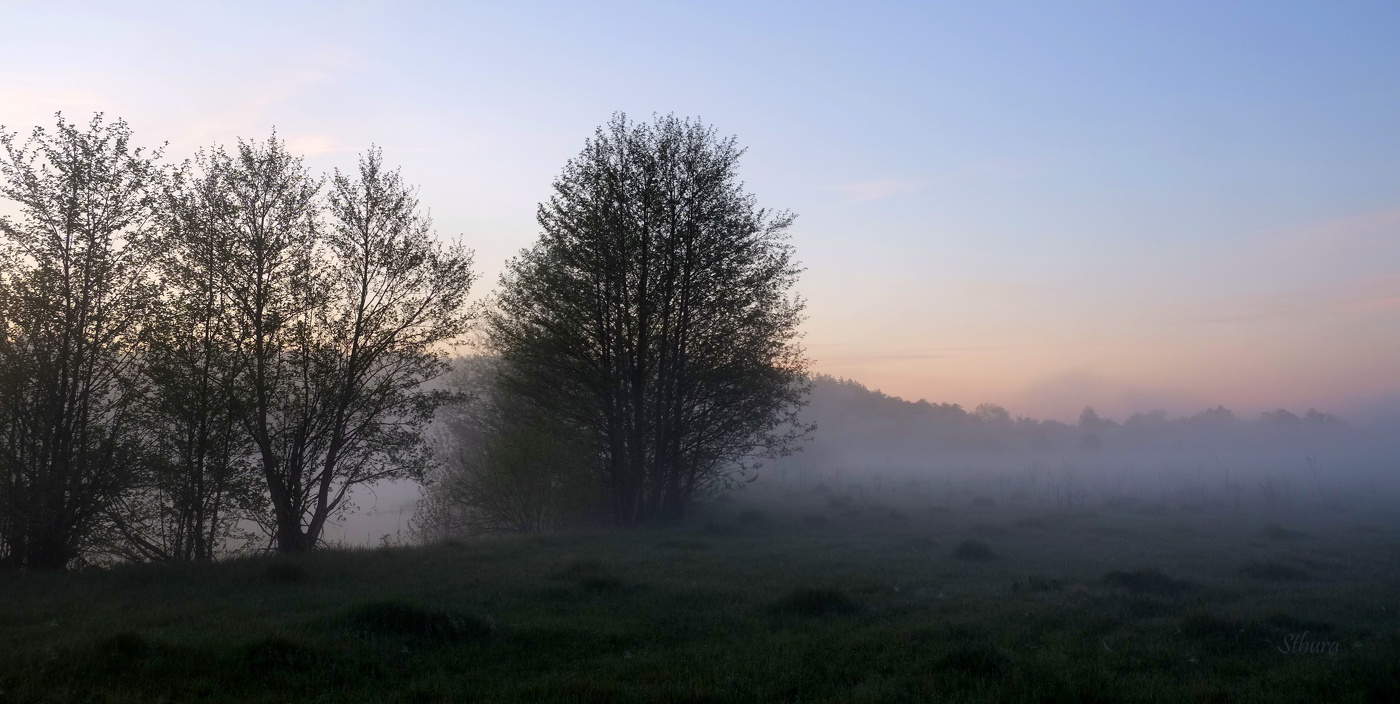 Весна, утро.