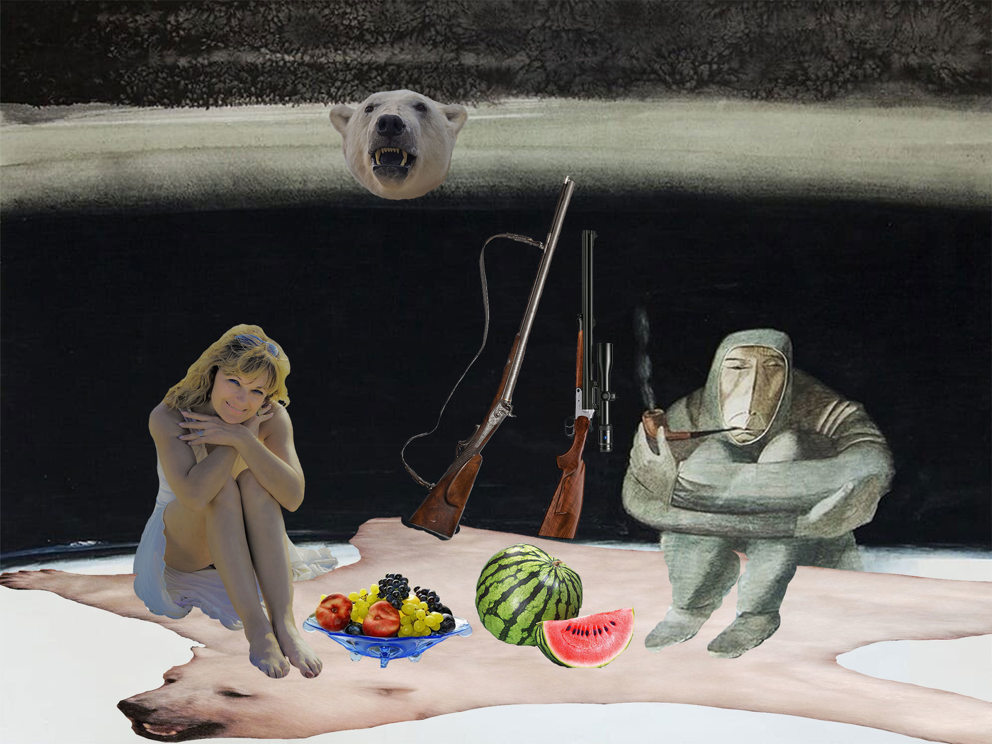 Полярный вечер в чуме