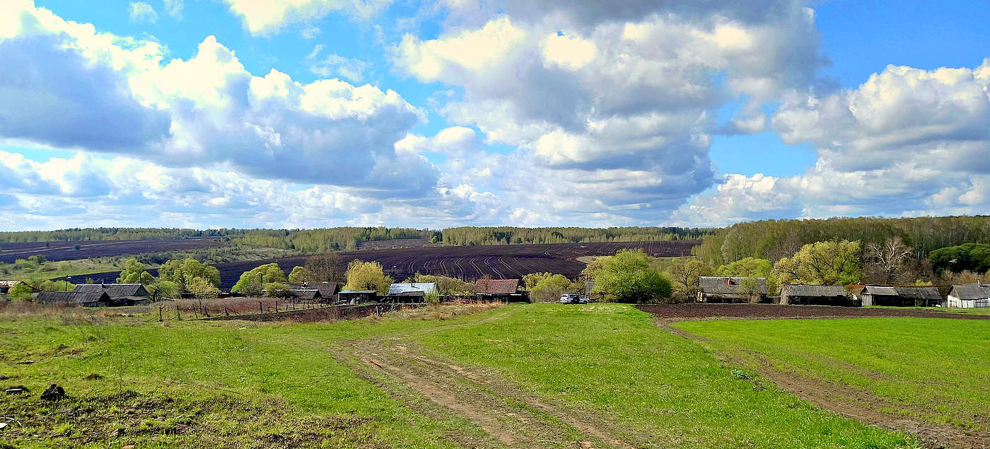 Апрельские виды на селе