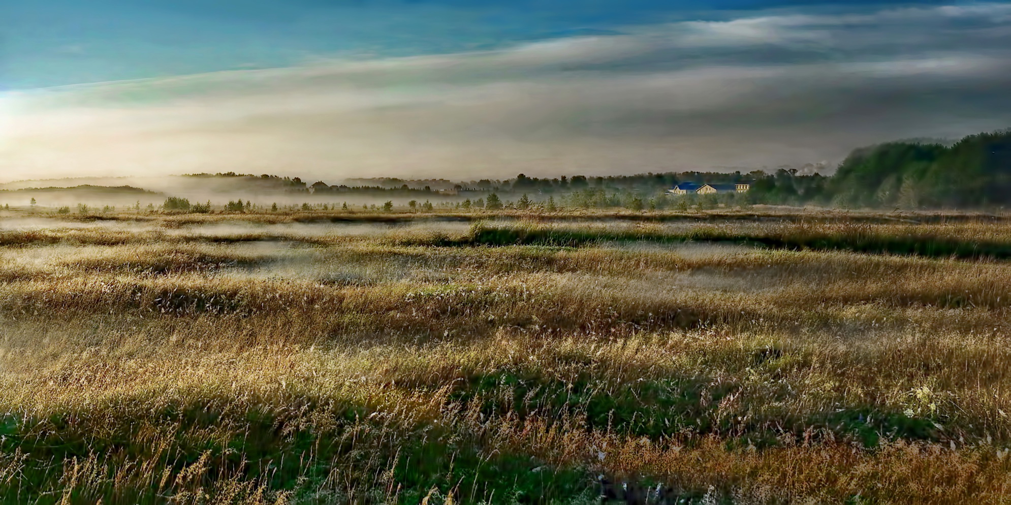 Cтелющийся туман.