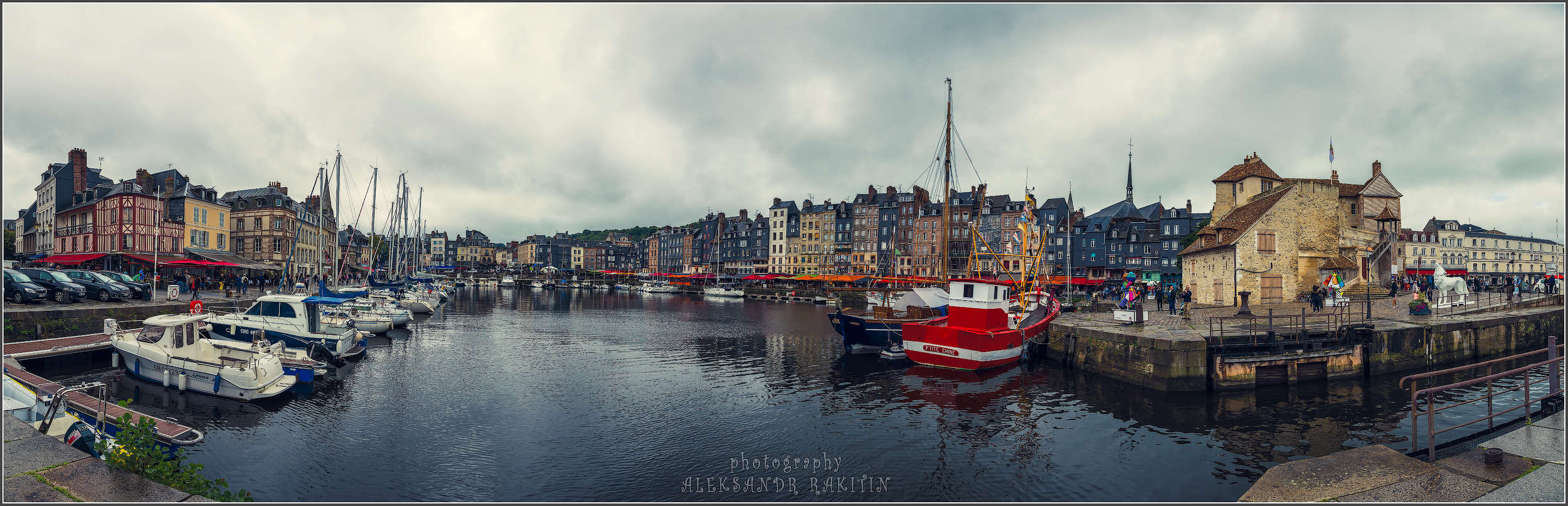 Онфлёр. Панорама.