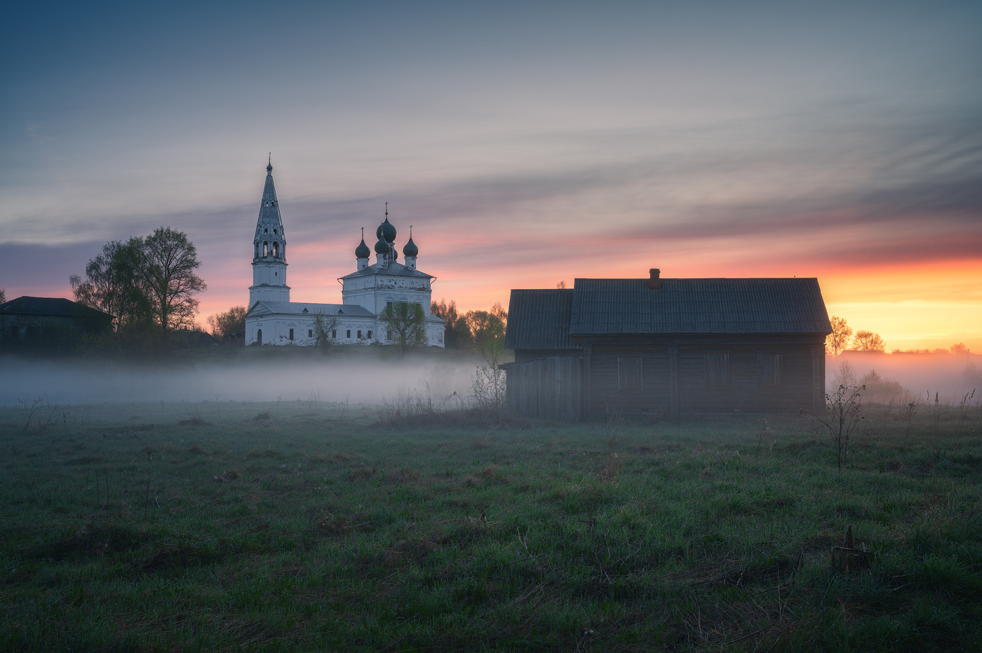 Весенний рассвет в Осенево