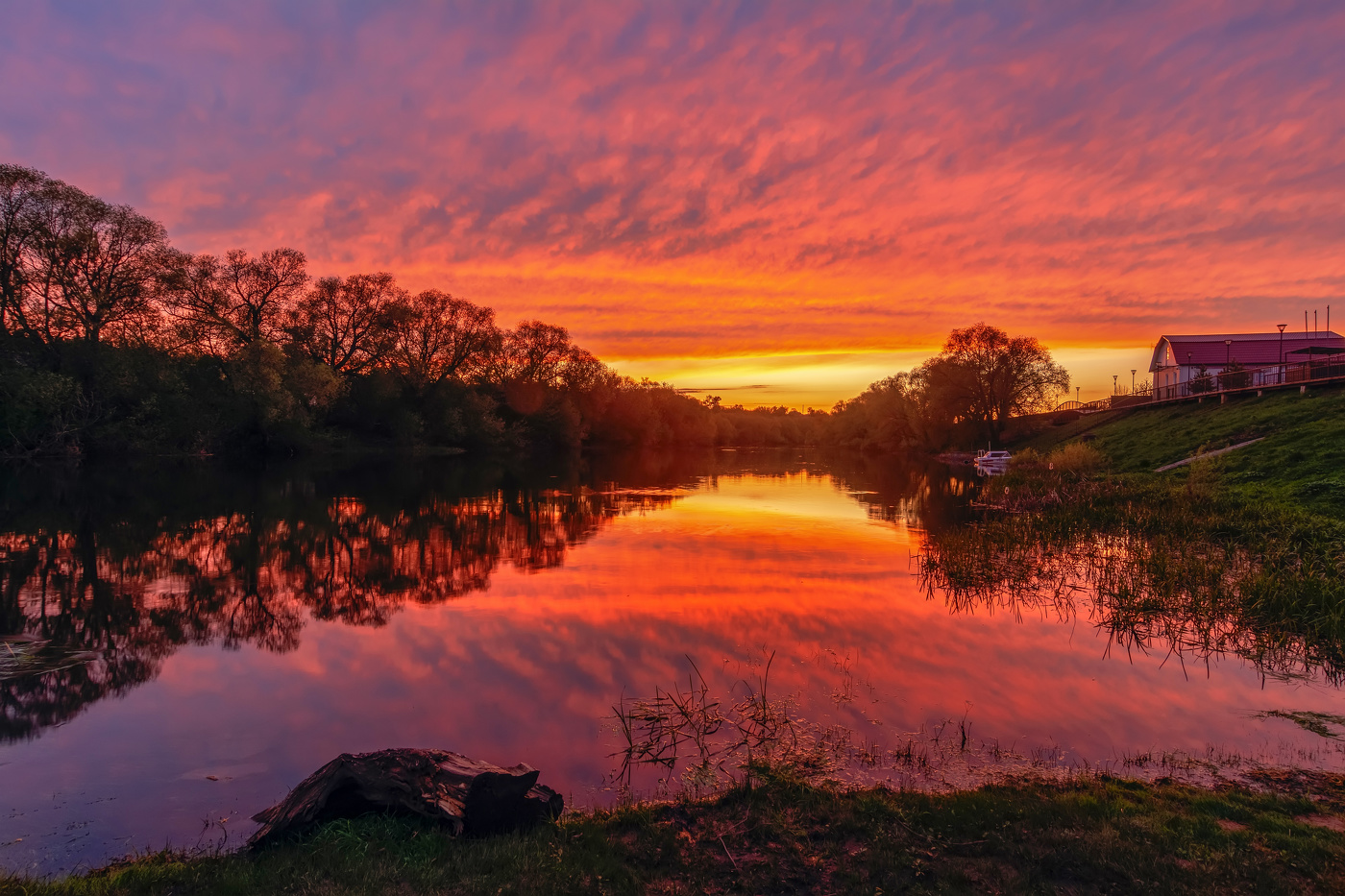 апрельский закат