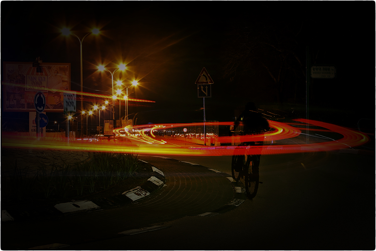 Ночной велосипедист