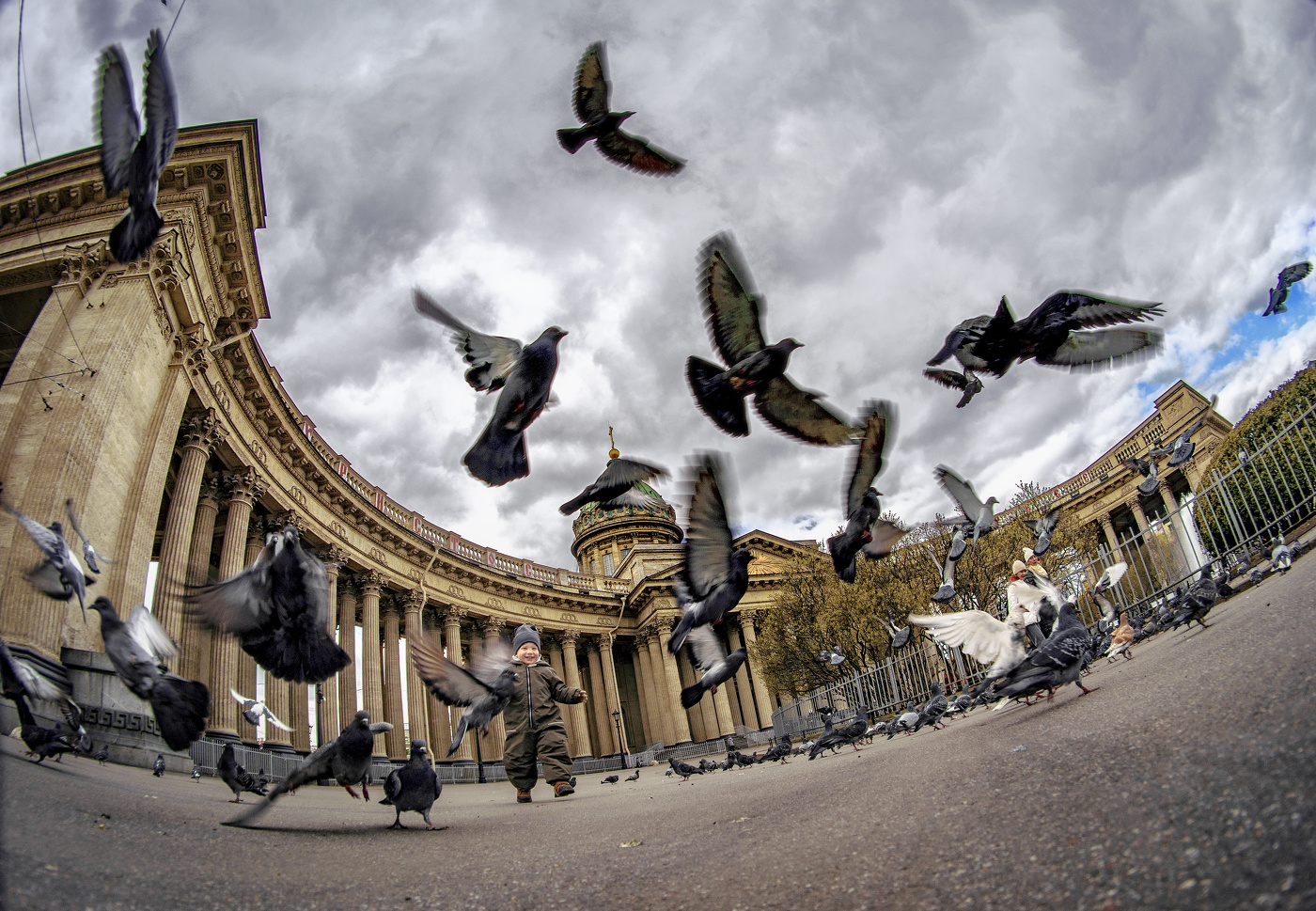 На площади Казанского собора