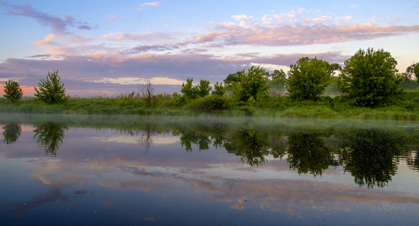 Летнее утро.