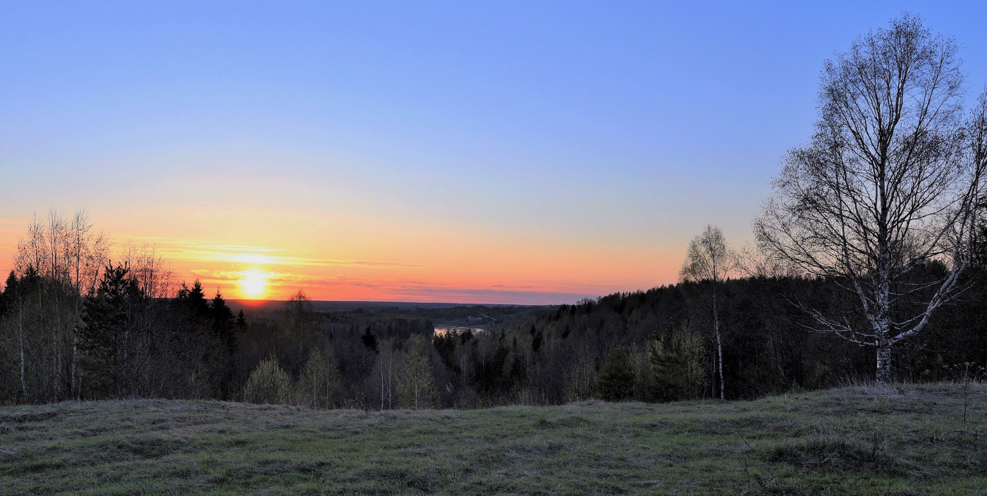 Майским вечером ...