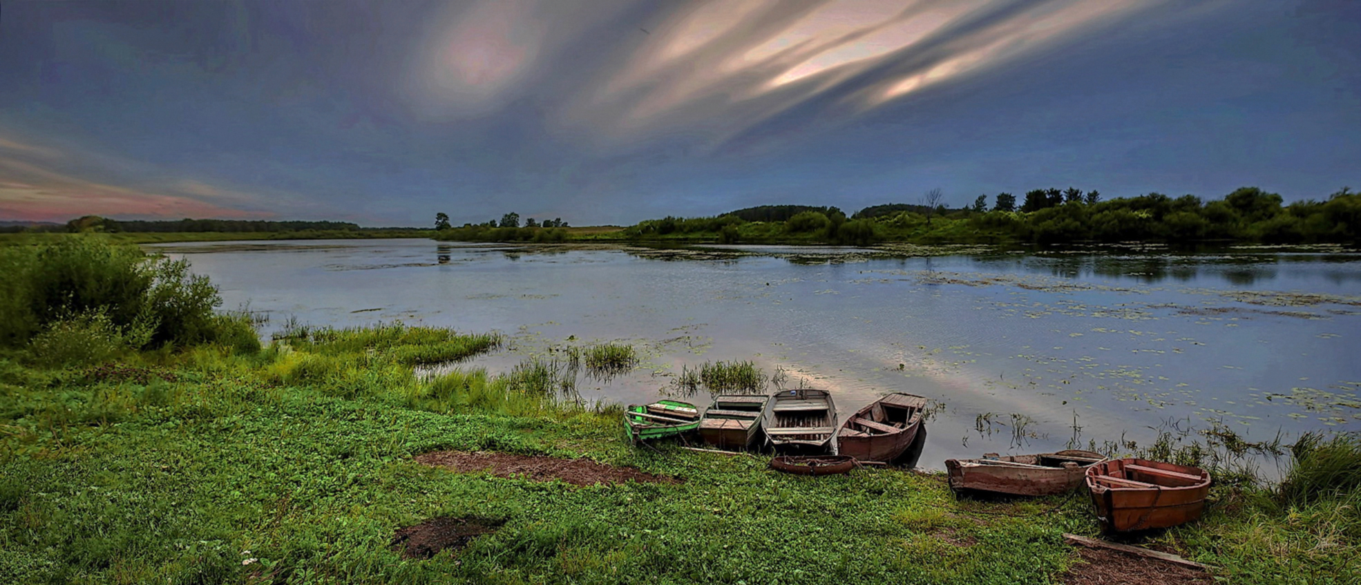 Пристанище лодок.