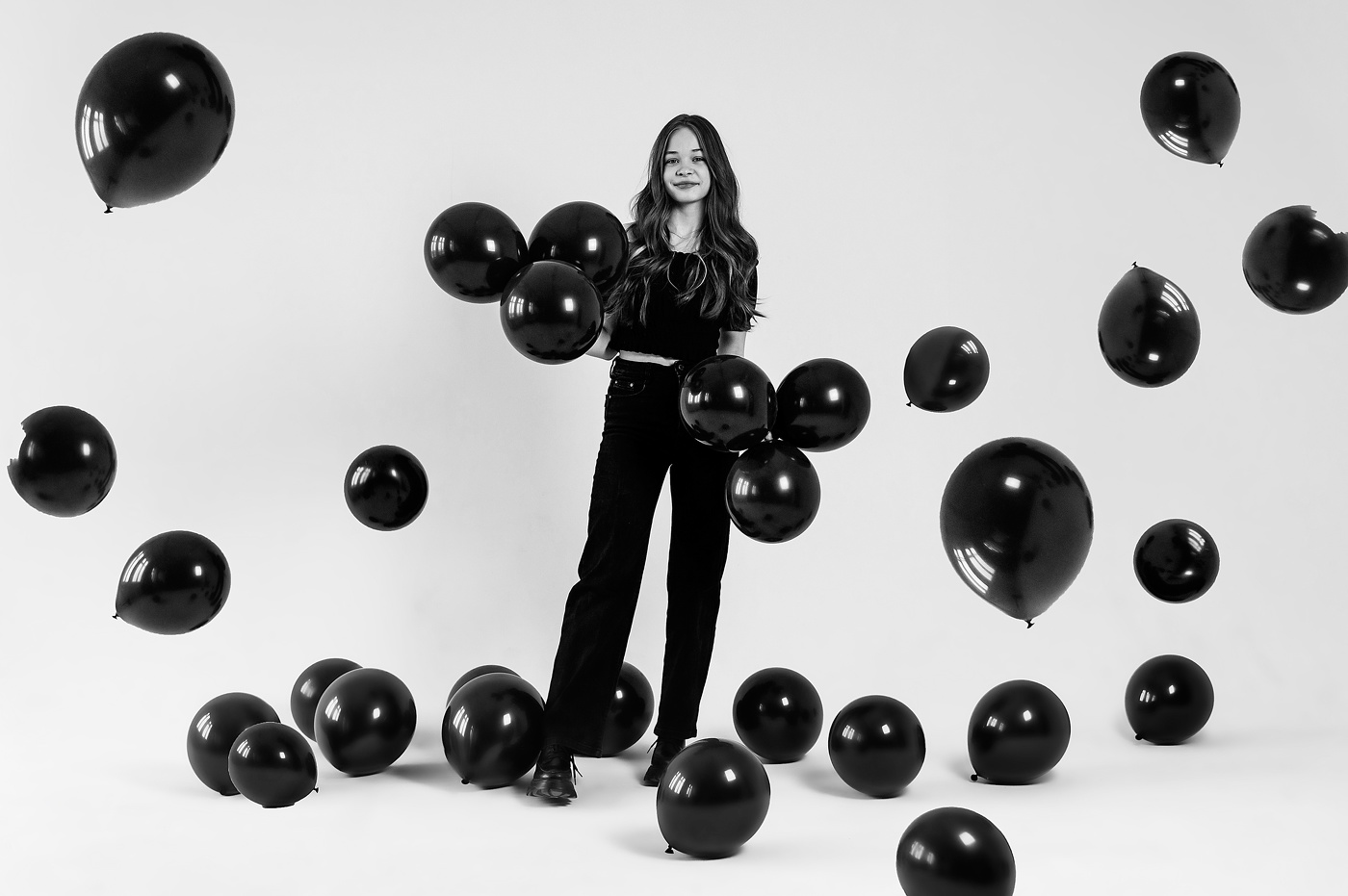 Линуся с шариками