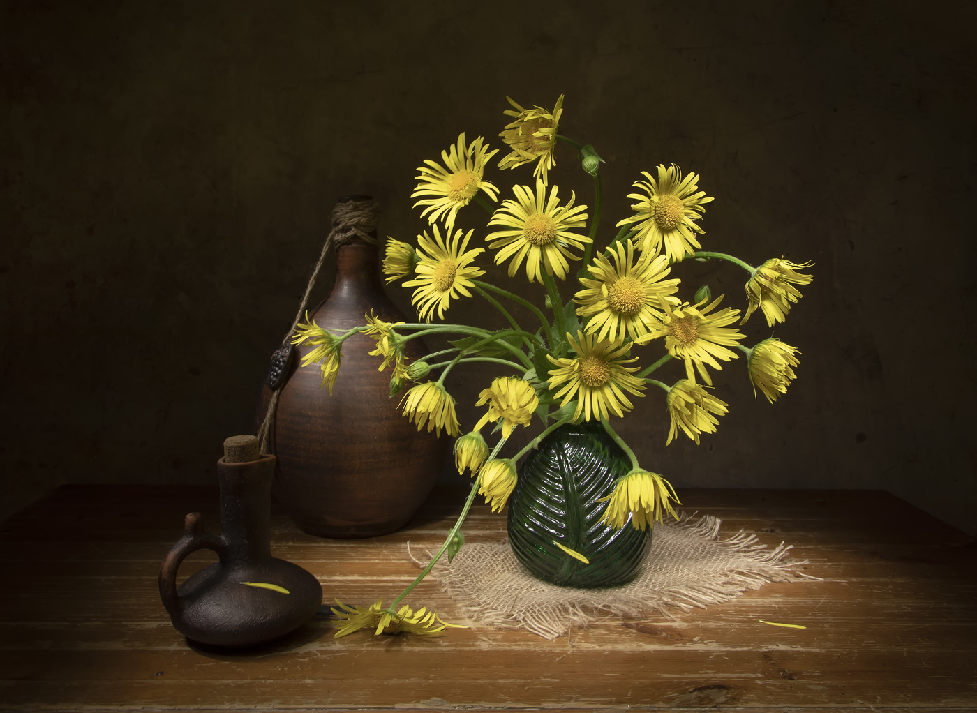 Желтые ромашки...