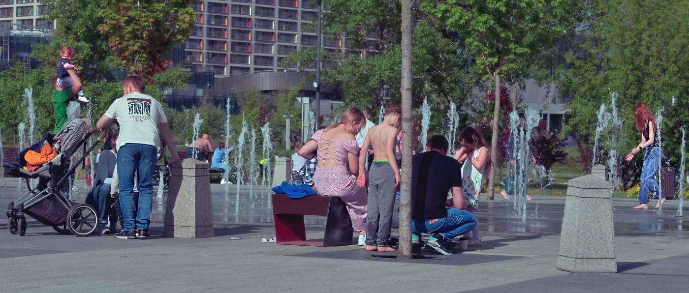 Фонтаны на Ходынке