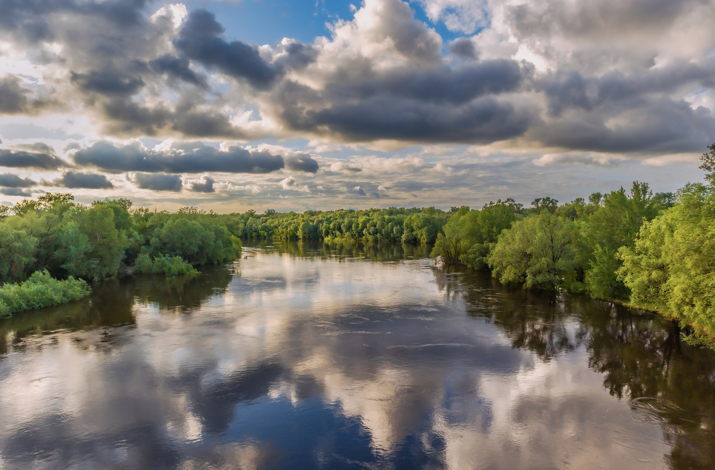 Небеса и реки, весна.