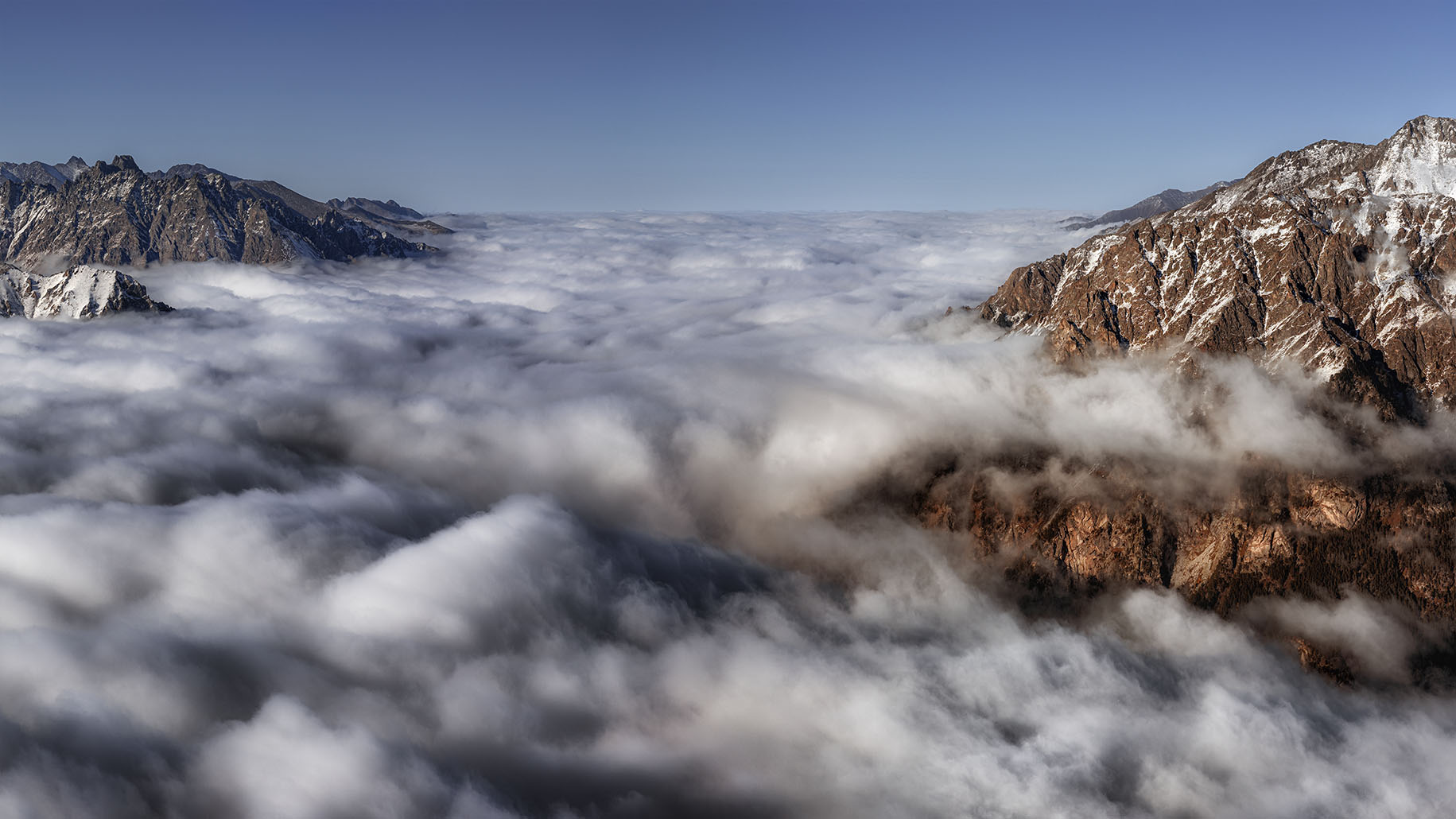 Над облаками...