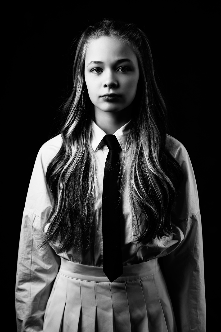 С галстуком