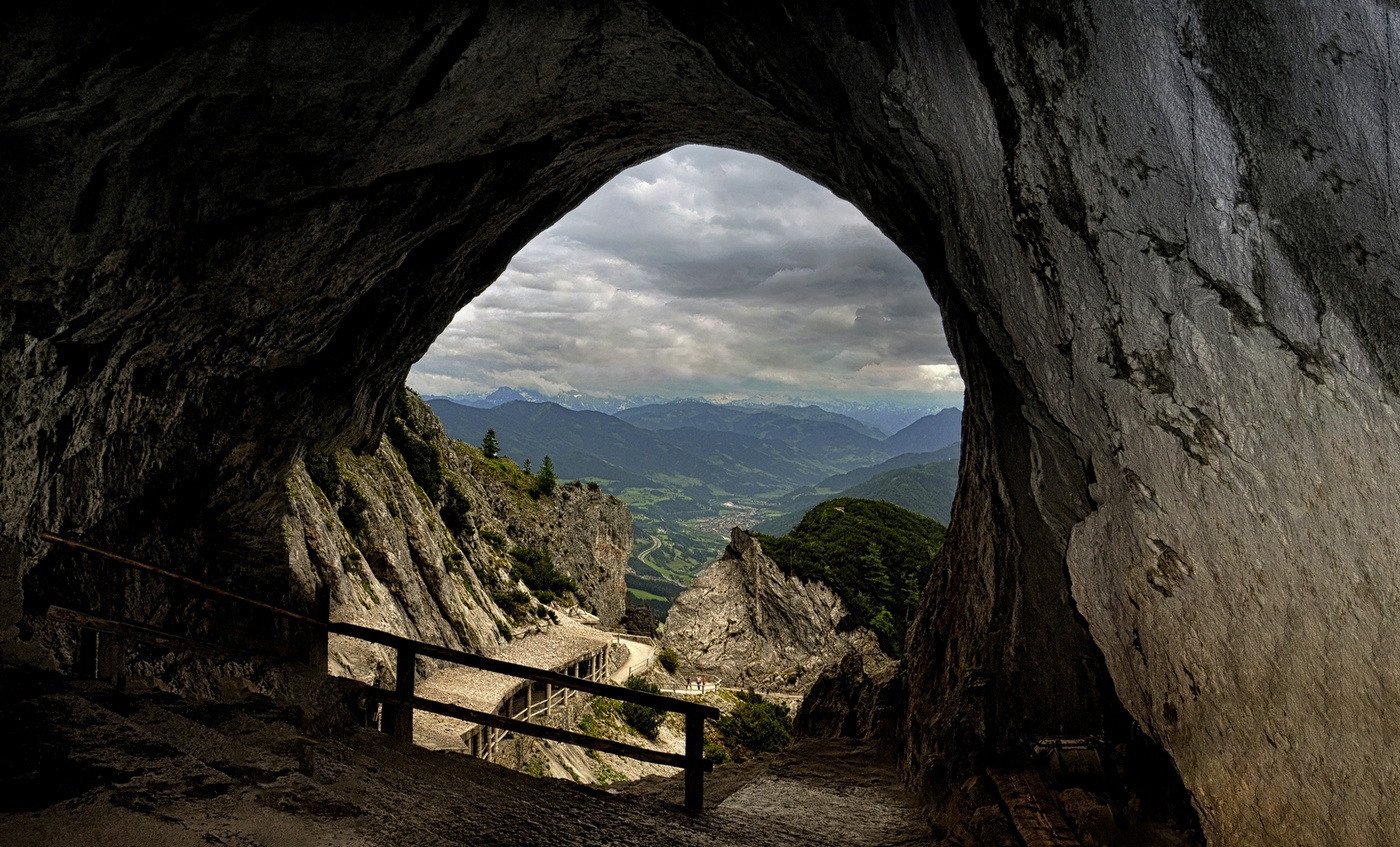 Вид на Австрийские Альпы