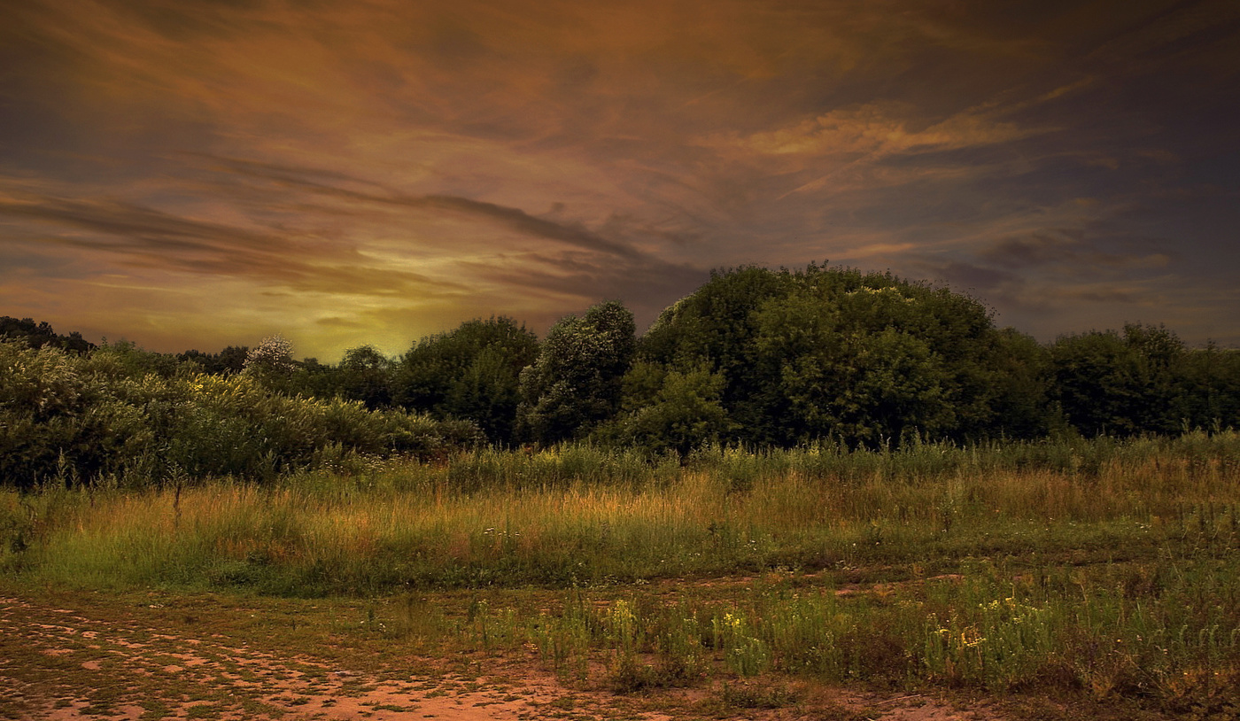 Природа перед грозой.