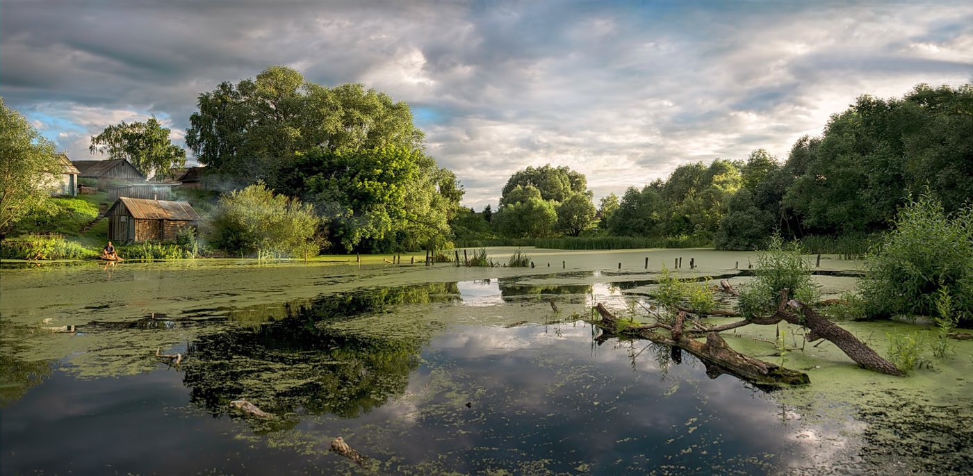 Вечерний пруд.