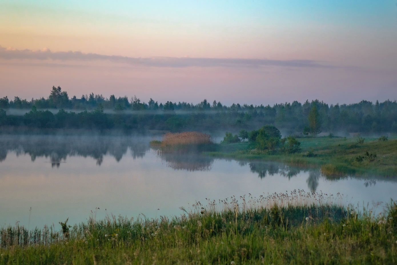 Тихое утро в конце мая