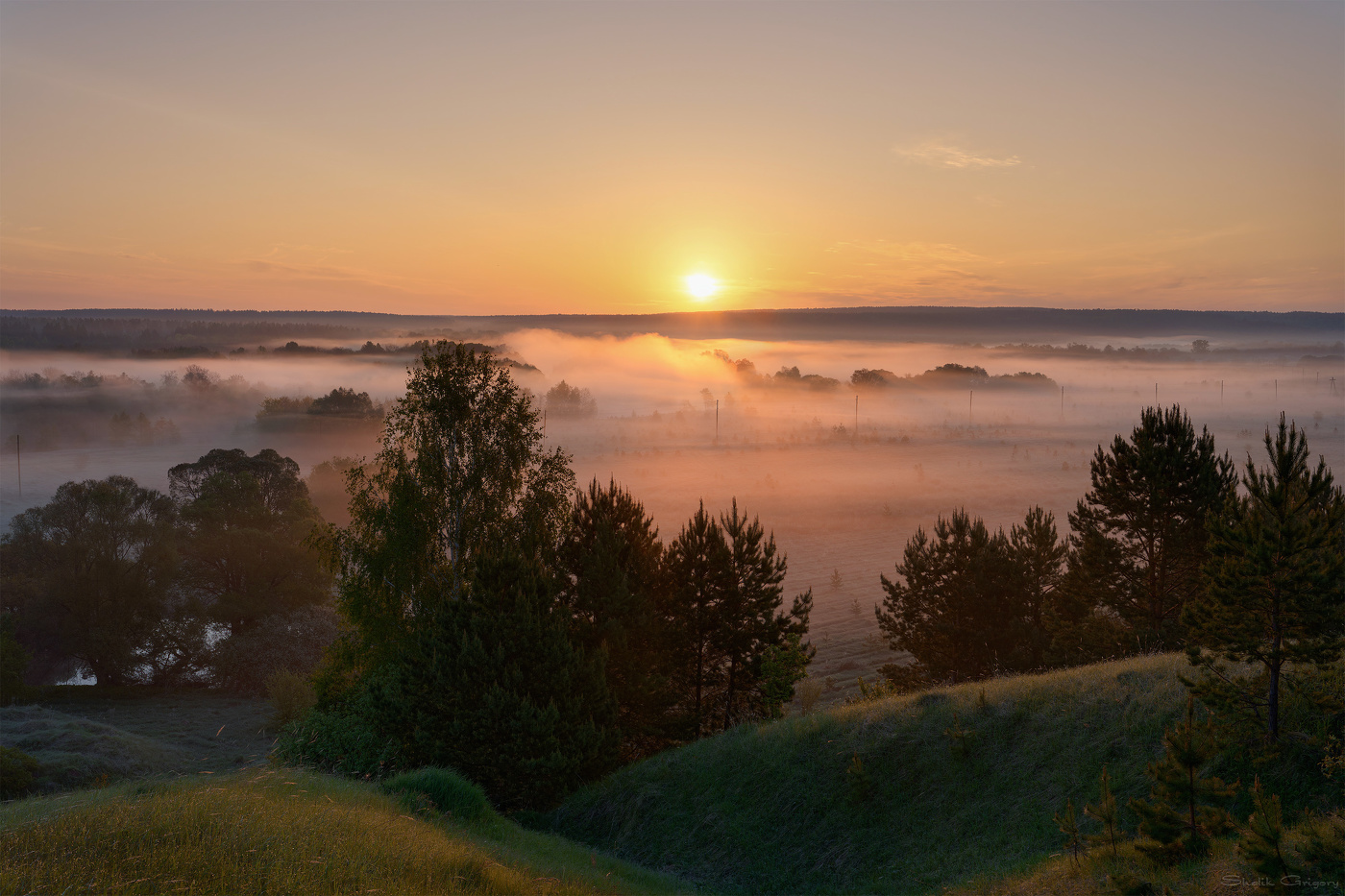 Солнце в тумане