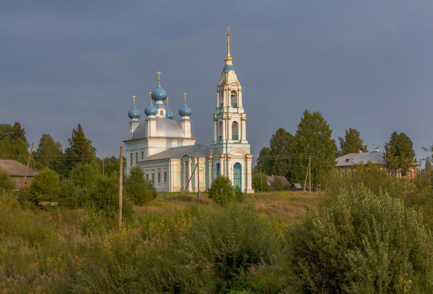 Мягкие краски вечера Русского севера