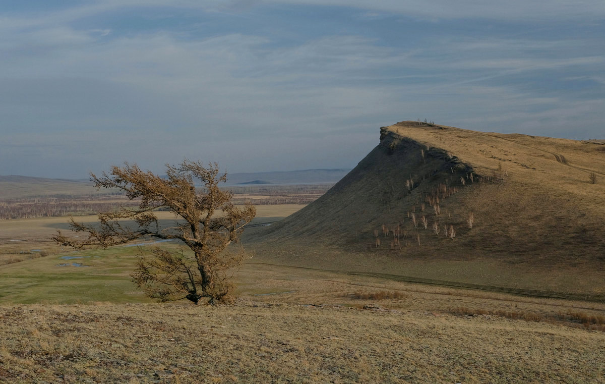 Под вечер на хакасских Сундуках.