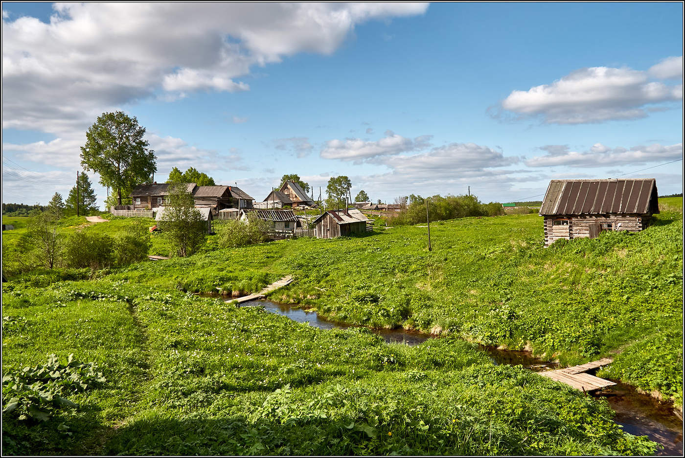 Деревенька.
