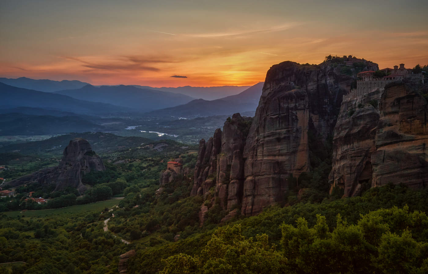 Метеоры закатные