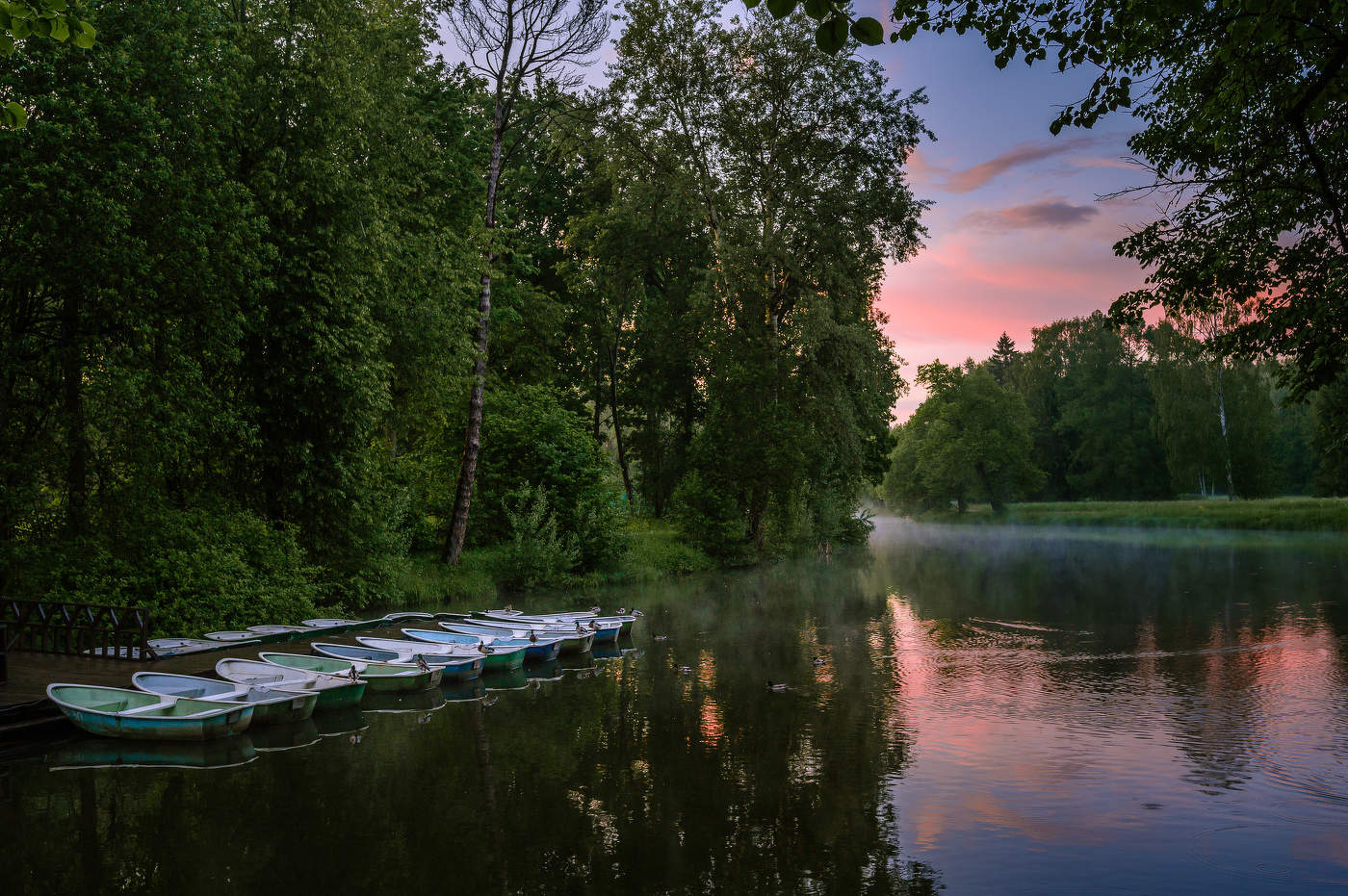 Лодочная станция. Павловский парк.