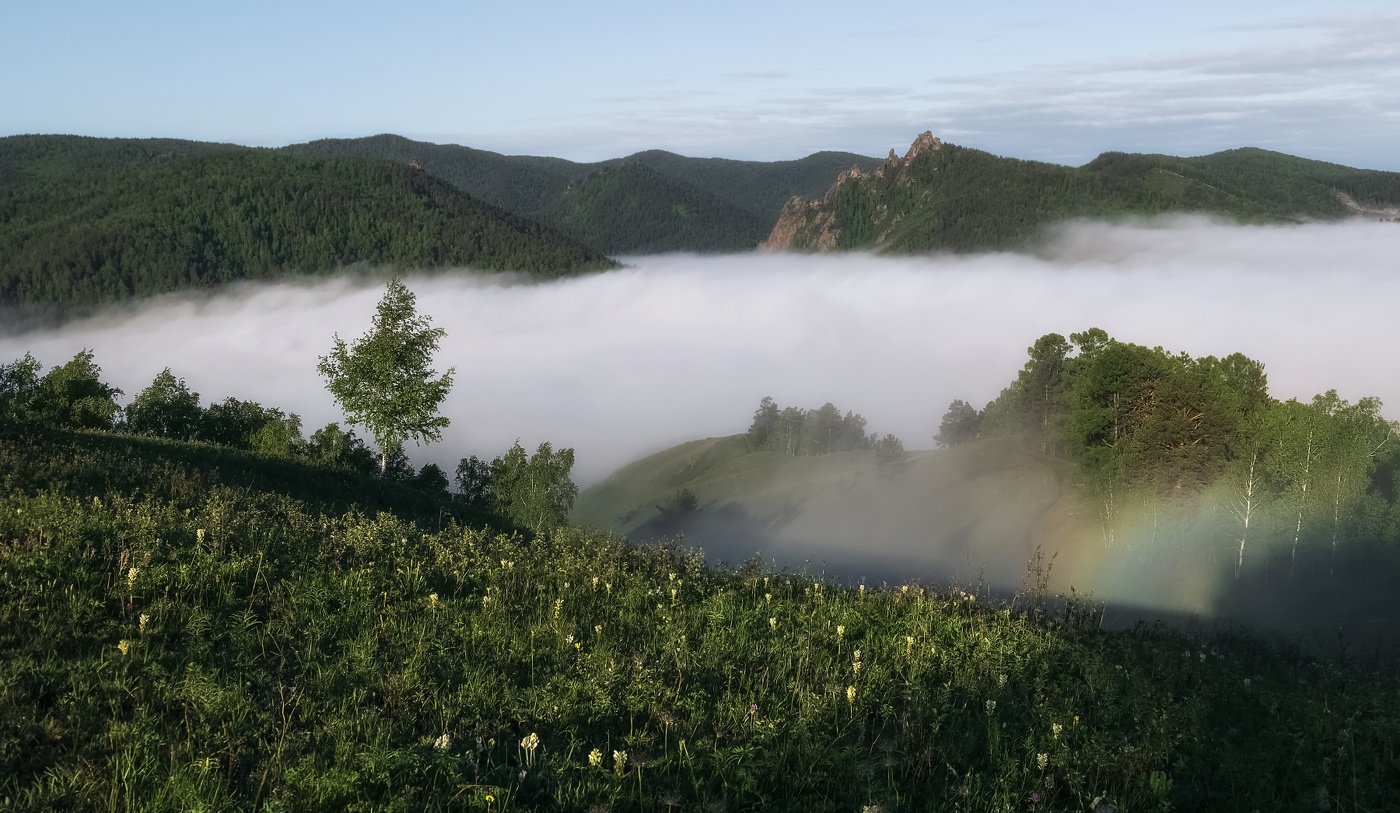 Туман по реке