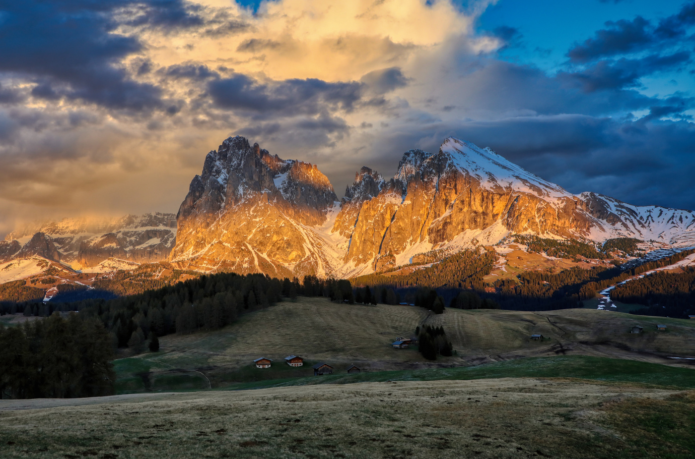 На закате...