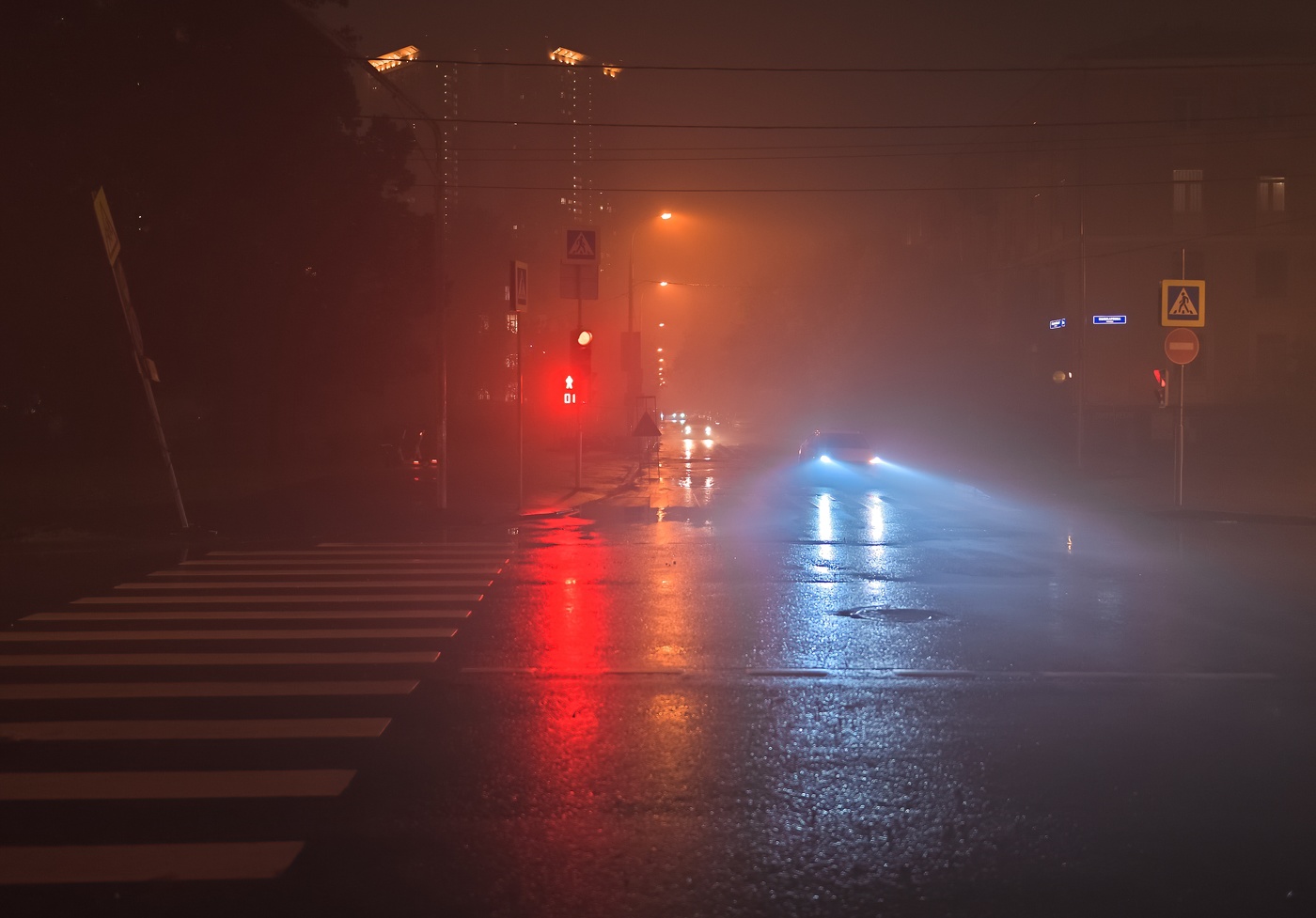 Москва, после урагана