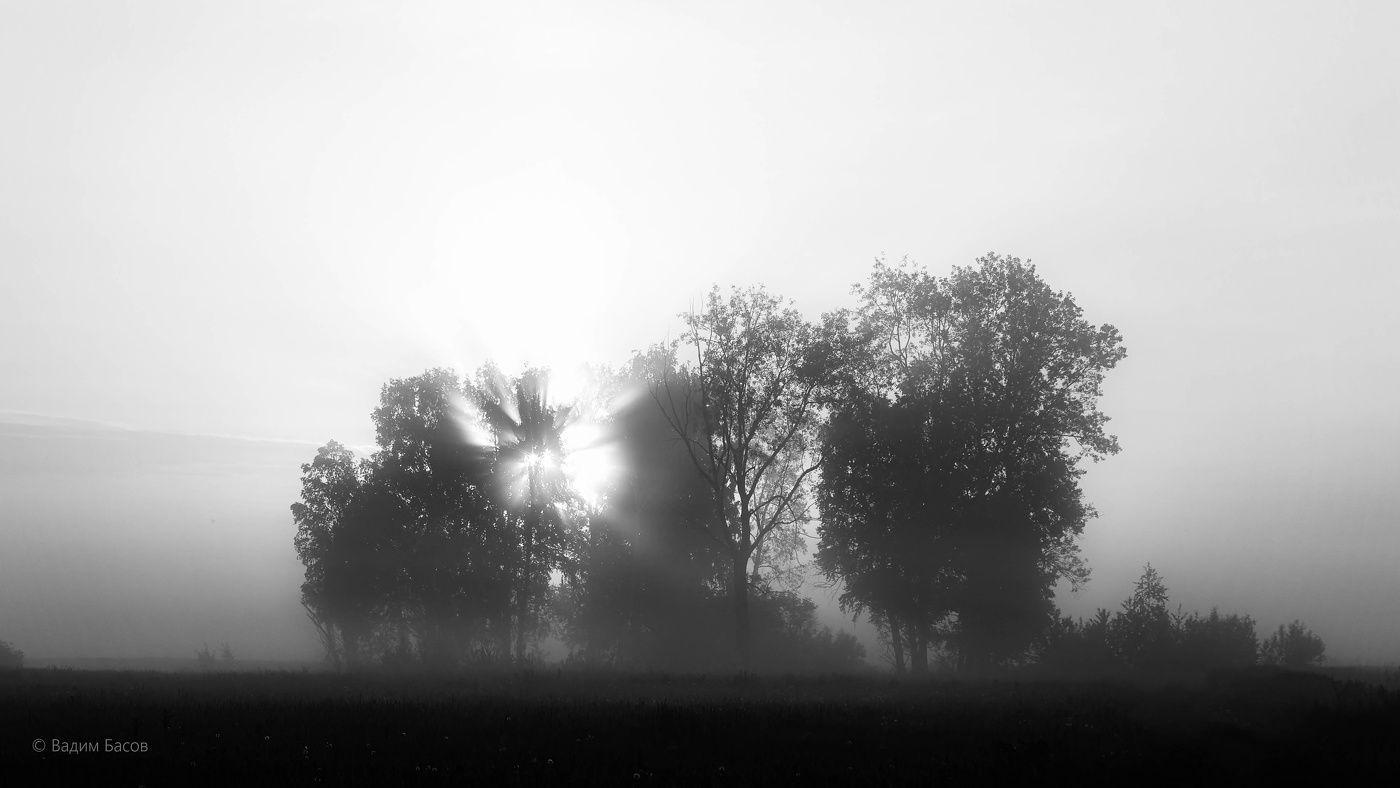 Где лето спуталась с туманом...