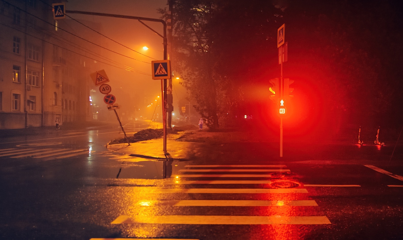 Москва, после урагана