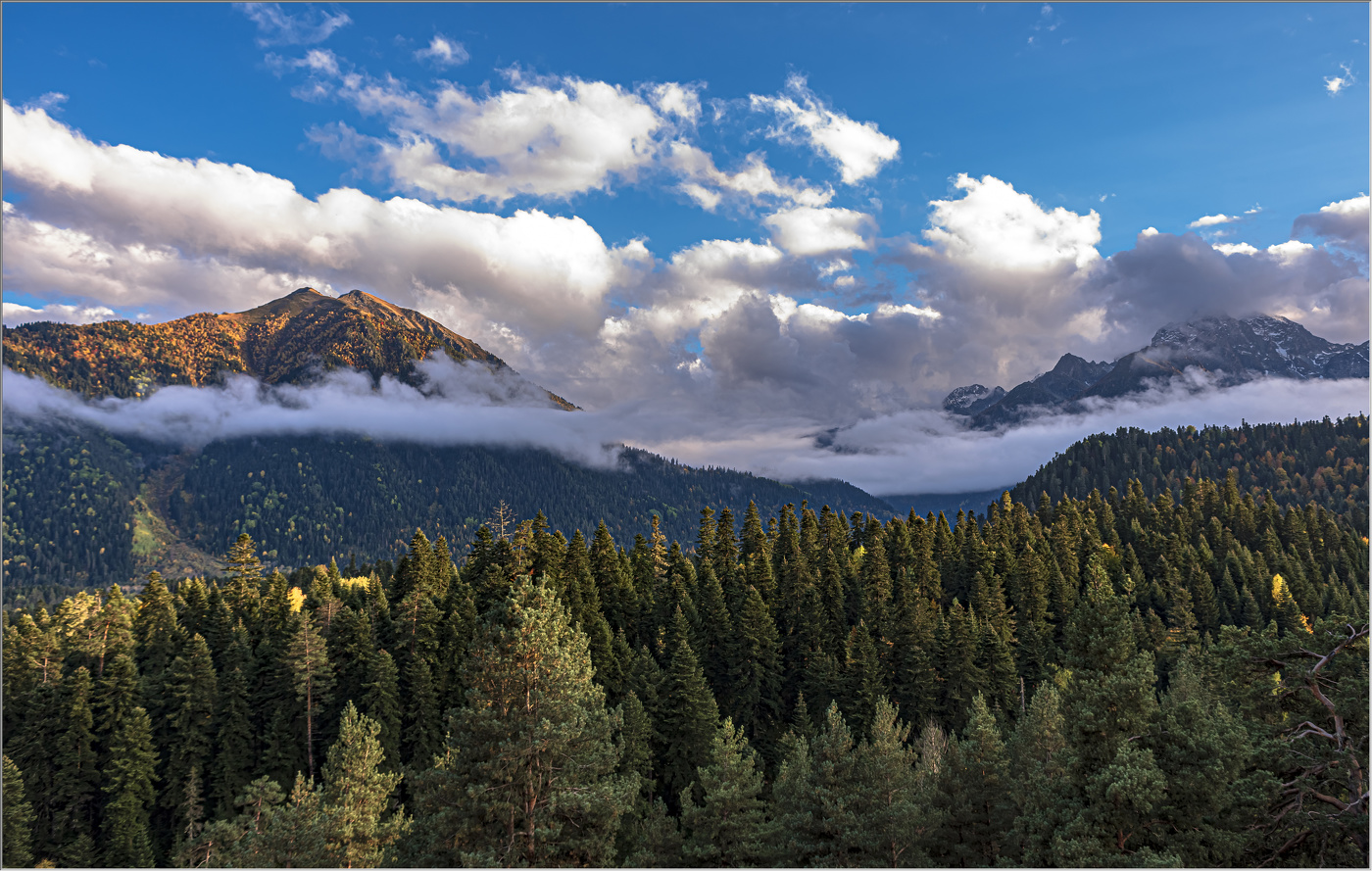 Утро в горах