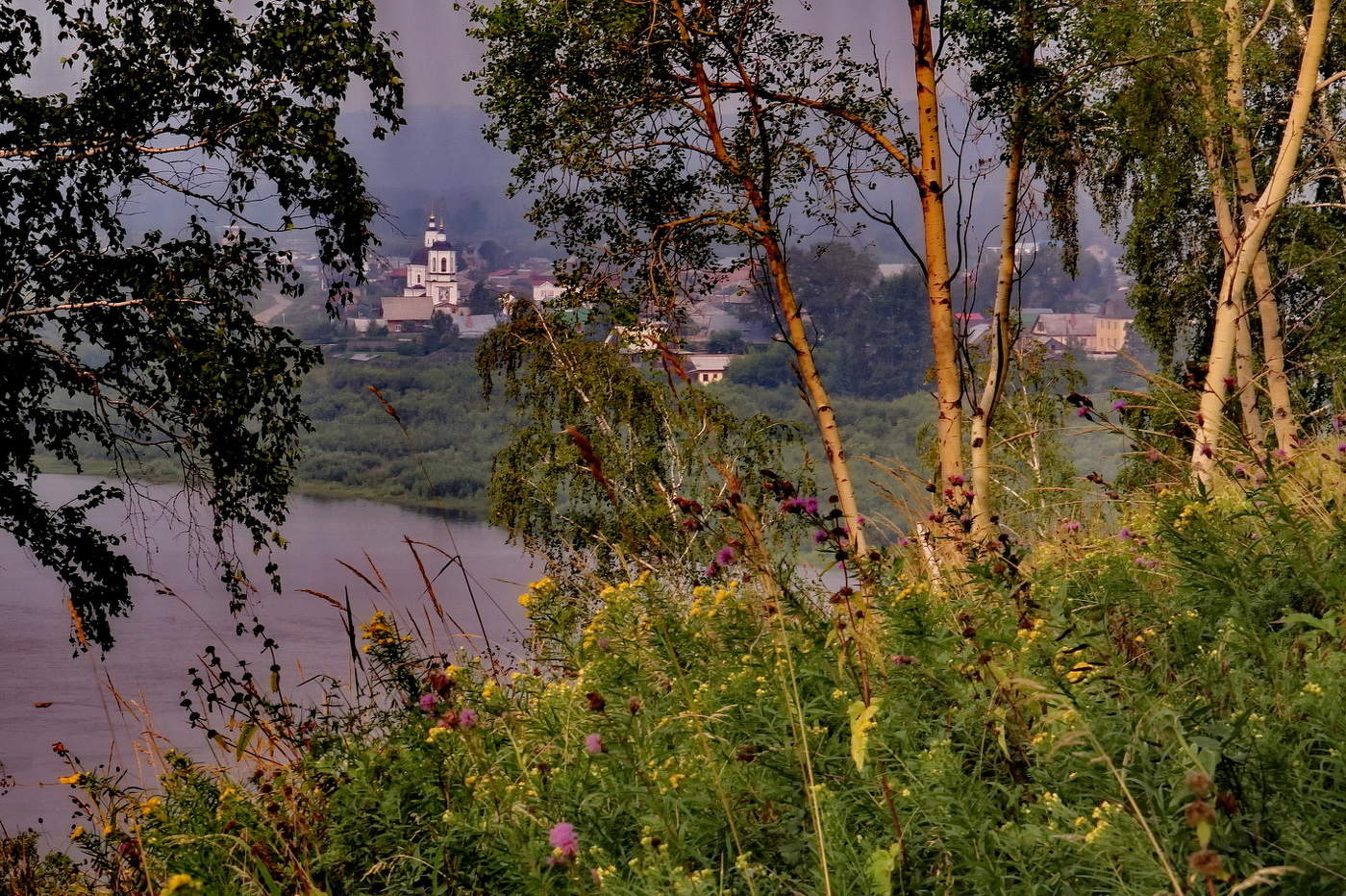 Летним вечером.