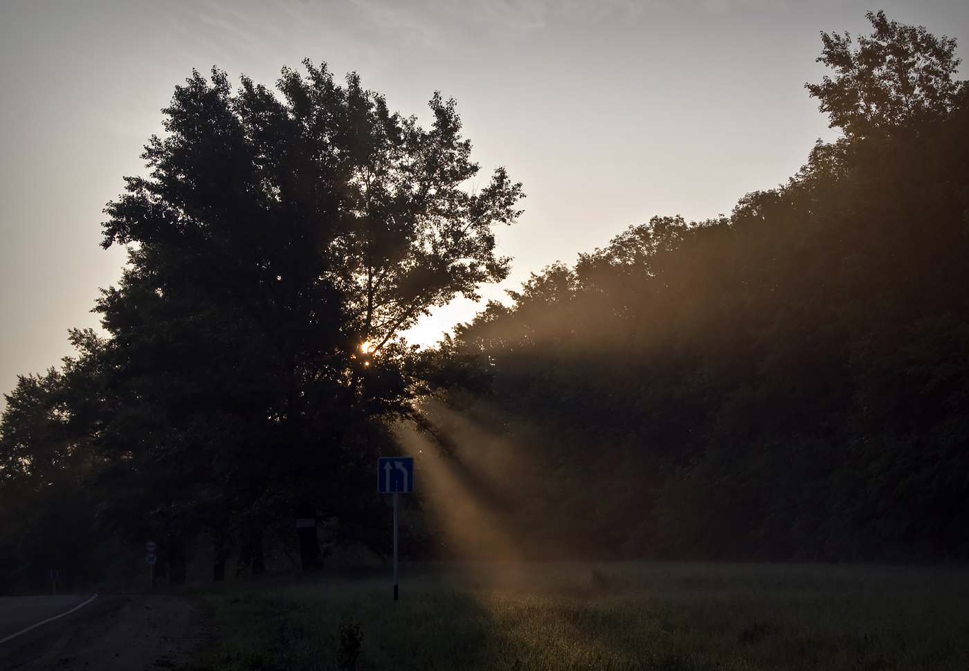 Рассвет в дороге