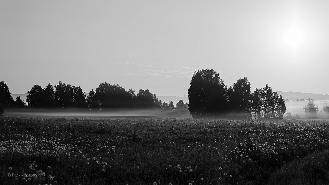 Утренний туман.
