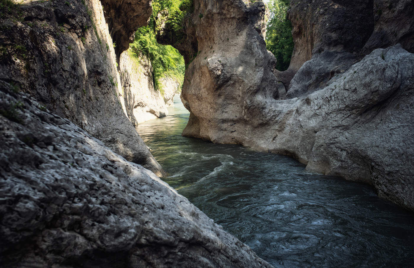 Хаджохская теснина - каменное чудо.
