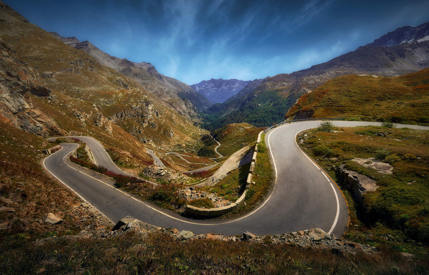 серпантин...